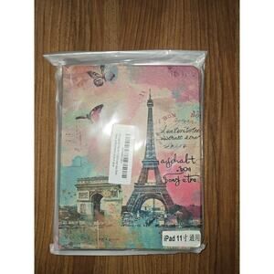 Shecaset for iPad Air 11 inch Case M2 (2024) Case Premium Leather Business Paris